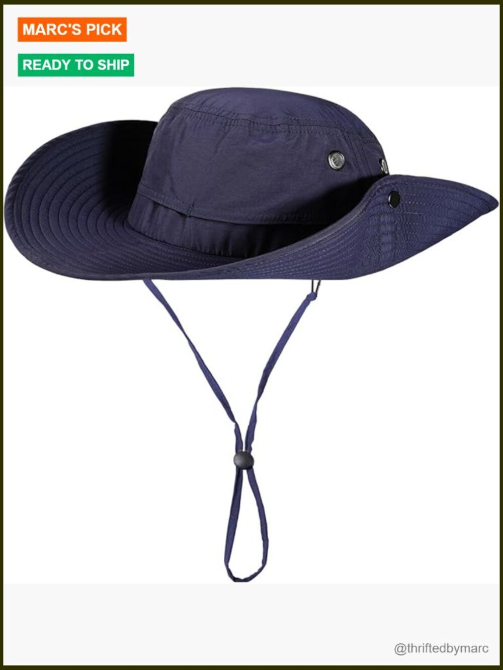 Oversize Bucket Hat for Men Waterproof Quick Dry Wide Brim Sun Hat